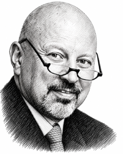 Portrait au trait de André Safir