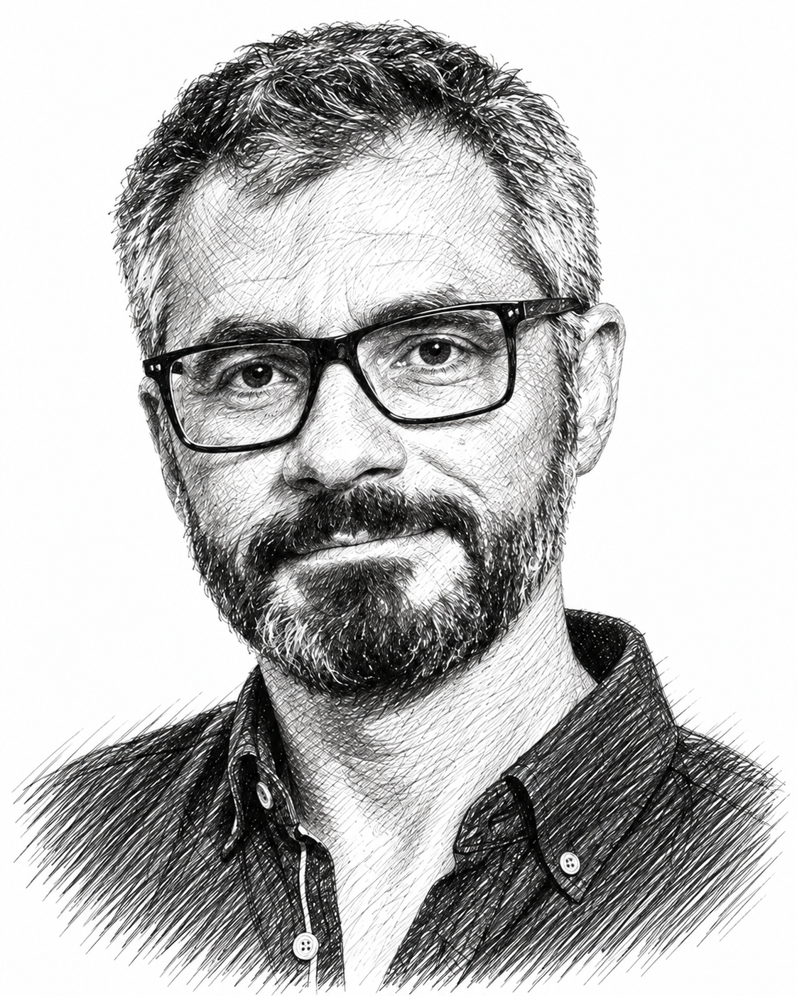 Portrait au trait d’Ara Norenzayan