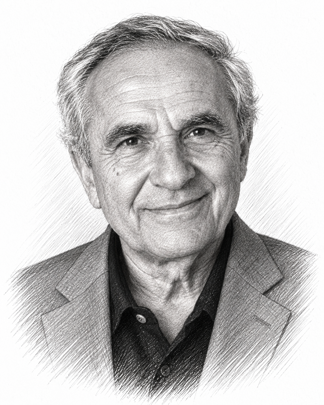 Portrait au trait de Daniel Horowitz