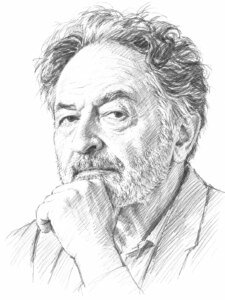 Portrait au trait de Charles Rojzman